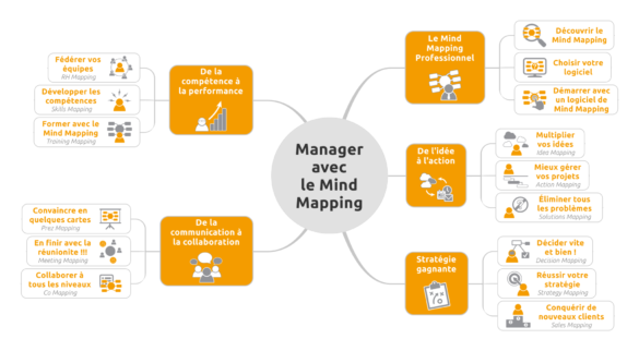 Map introduction livre Manager avec le Mind Mapping